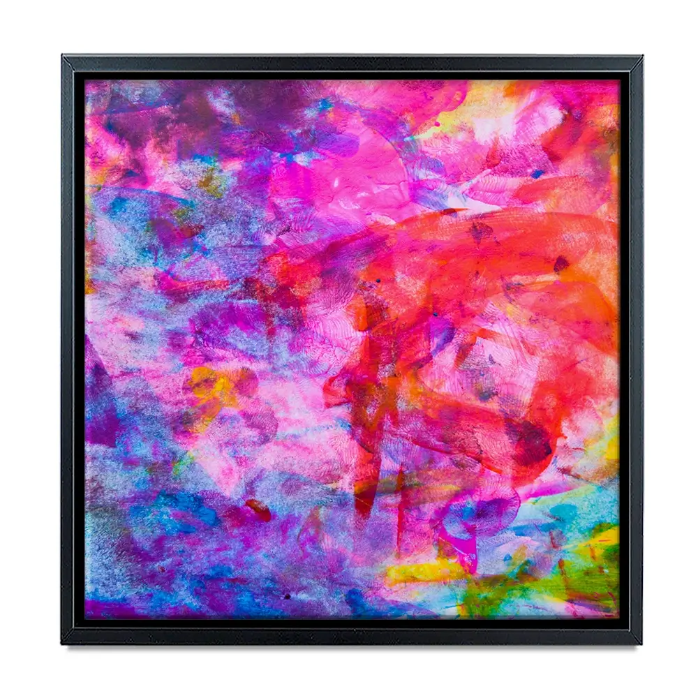 Abstract Watercolour Square Canvas Print Abstract Watercolour Square Canvas Print wall art product Art Print Shop