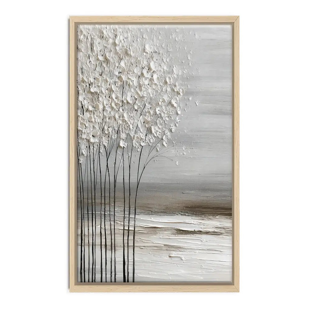 Abstract White Trees Canvas Print Abstract White Trees Canvas Print wall art product LSR Design Studio - Independent