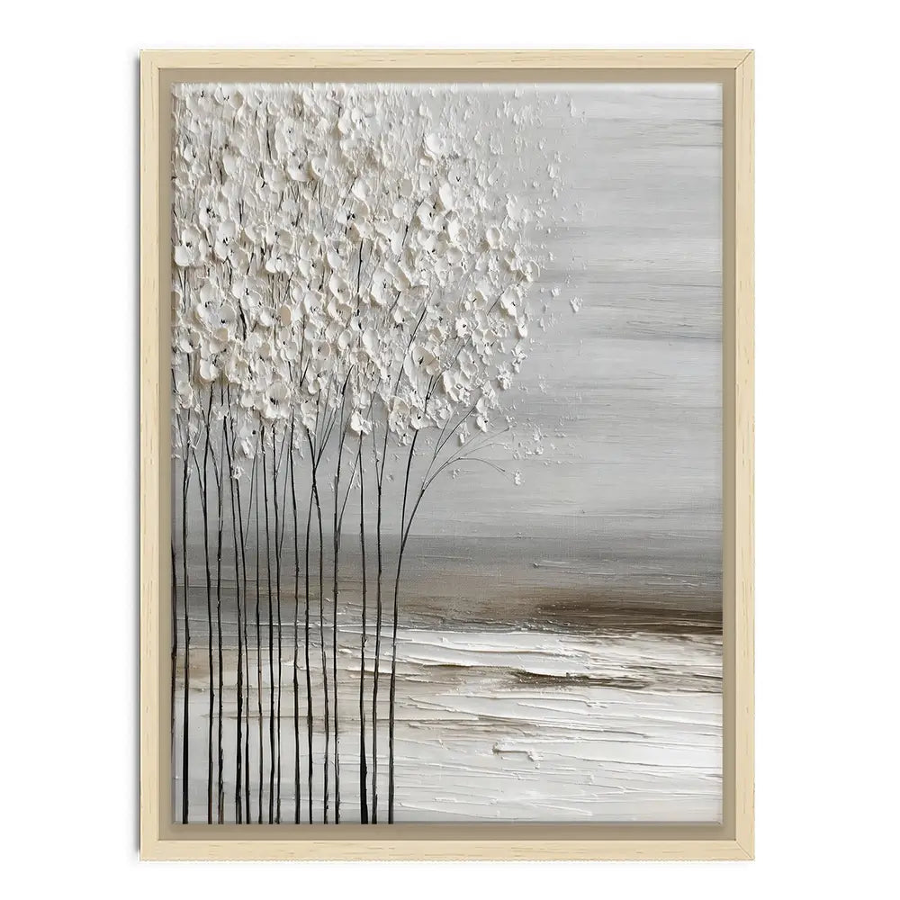 Abstract White Trees Canvas Print Abstract White Trees Canvas Print wall art product LSR Design Studio - Independent
