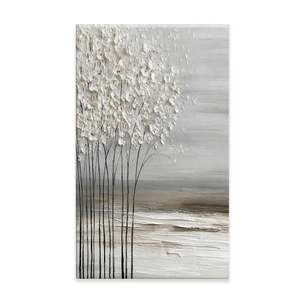 Abstract White Trees Canvas Print Abstract White Trees Canvas Print wall art product LSR Design Studio - Independent