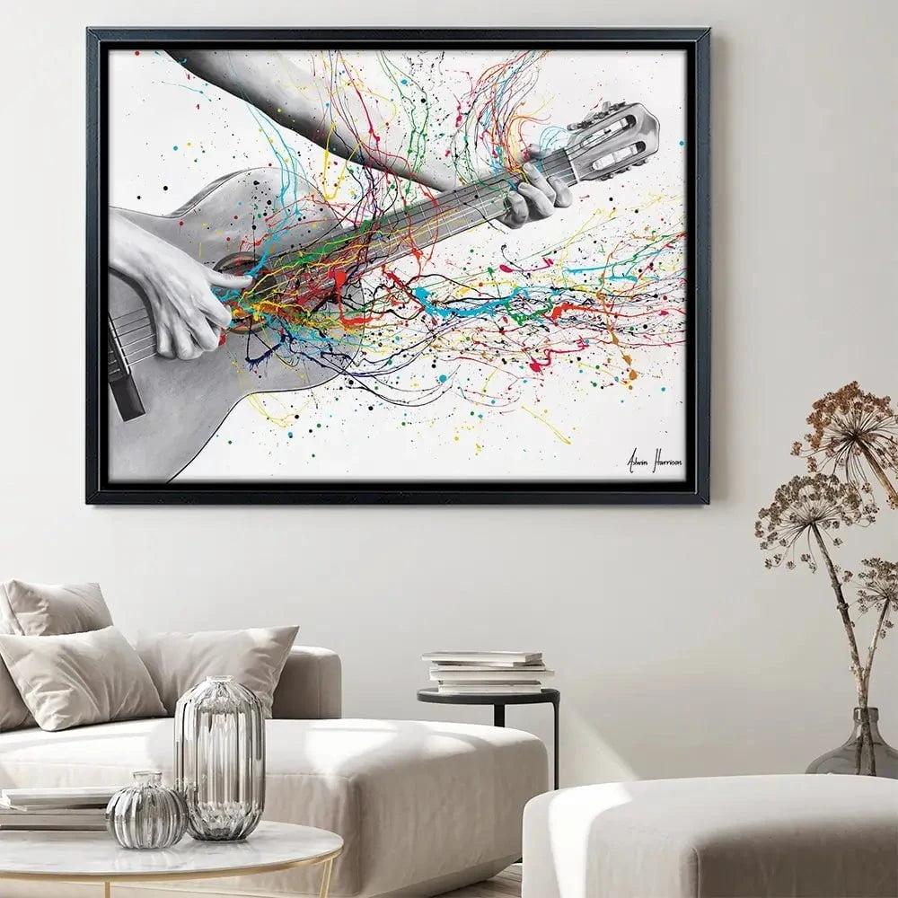Acoustic Guitar Solo Canvas Print Acoustic Guitar Solo Canvas Print wall art product Ashvin Harrison