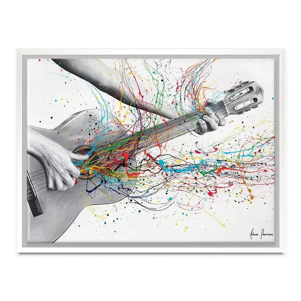Acoustic Guitar Solo Canvas Print Acoustic Guitar Solo Canvas Print wall art product Ashvin Harrison