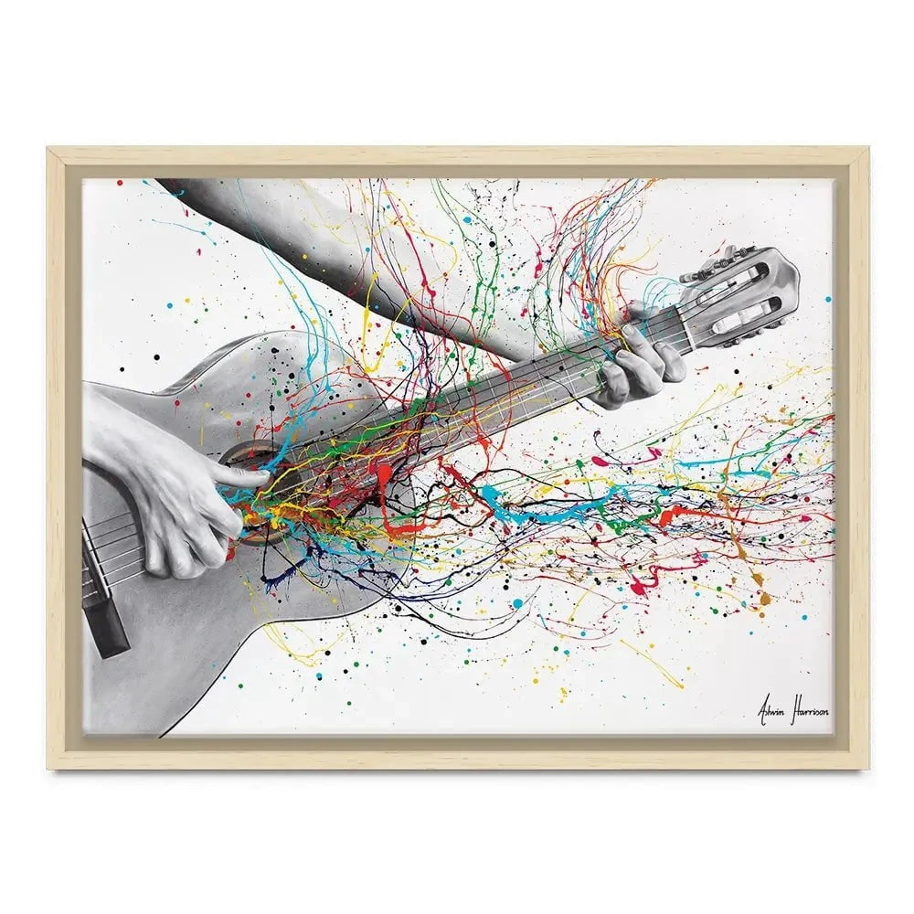 Acoustic Guitar Solo Canvas Print Acoustic Guitar Solo Canvas Print wall art product Ashvin Harrison