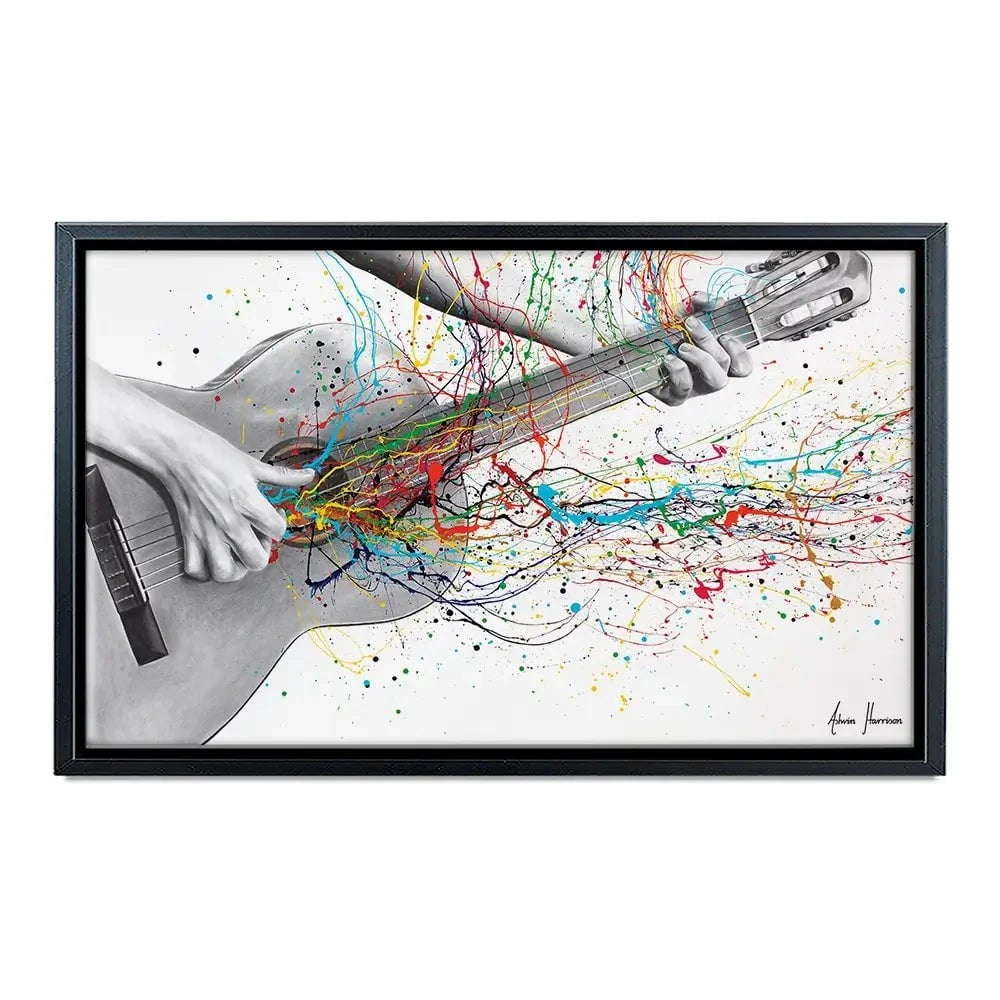 Acoustic Guitar Solo Canvas Print Acoustic Guitar Solo Canvas Print wall art product Ashvin Harrison