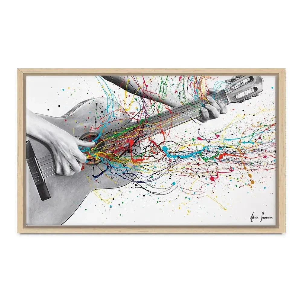 Acoustic Guitar Solo Canvas Print Acoustic Guitar Solo Canvas Print wall art product Ashvin Harrison