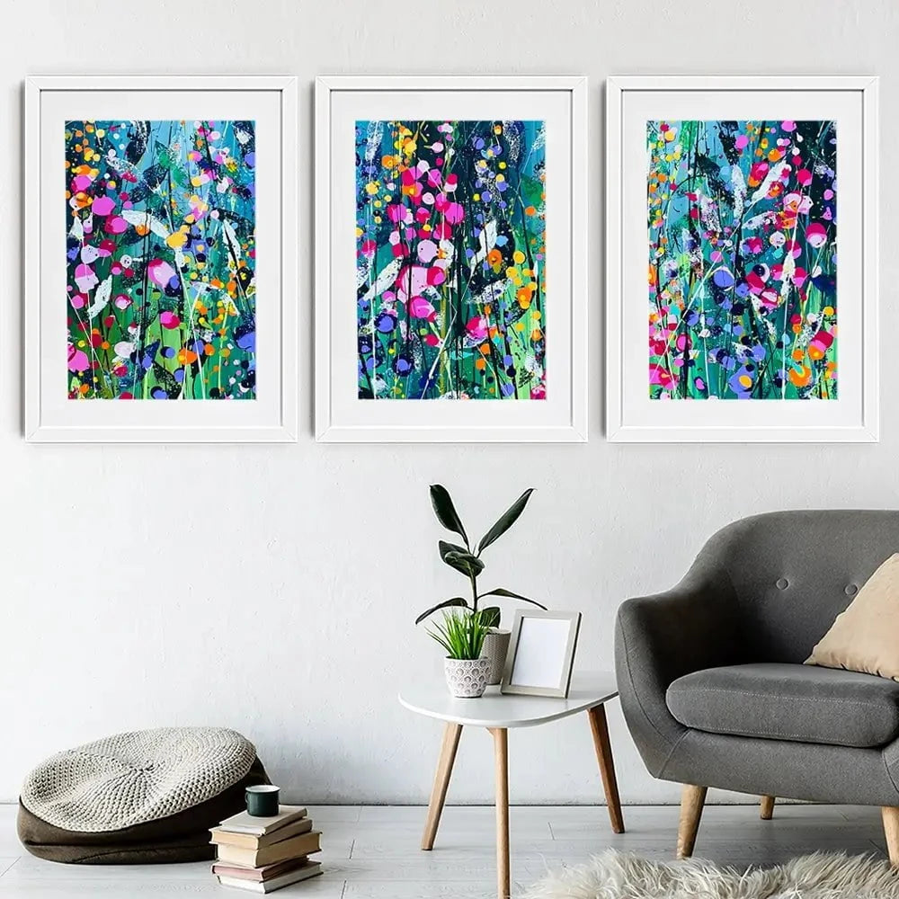 Adele Framed Art Print Trio Adele Framed Art Print Trio wall art product Scarlet Sky Studio