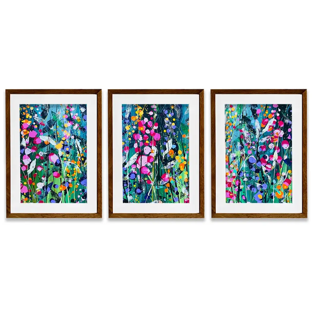 Adele Framed Art Print Trio Adele Framed Art Print Trio wall art product Scarlet Sky Studio