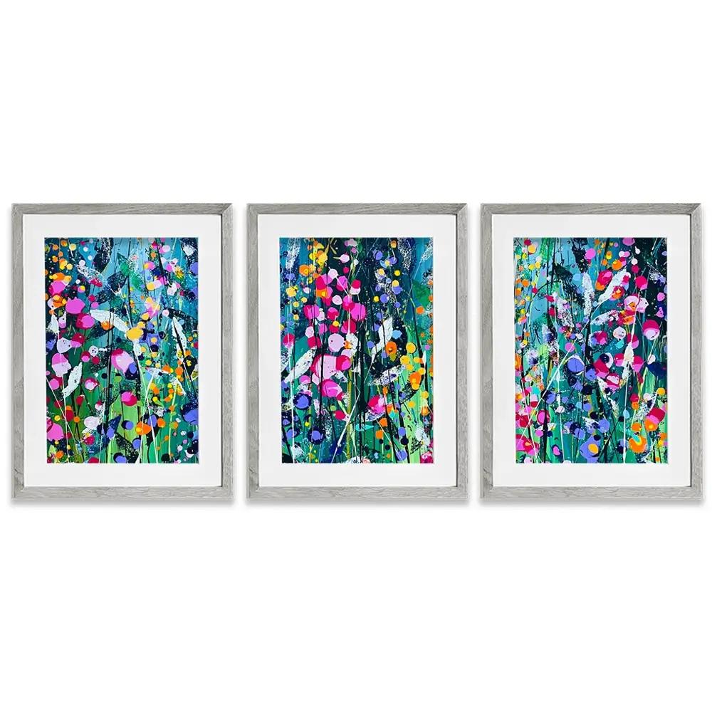 Adele Framed Art Print Trio Adele Framed Art Print Trio wall art product Scarlet Sky Studio
