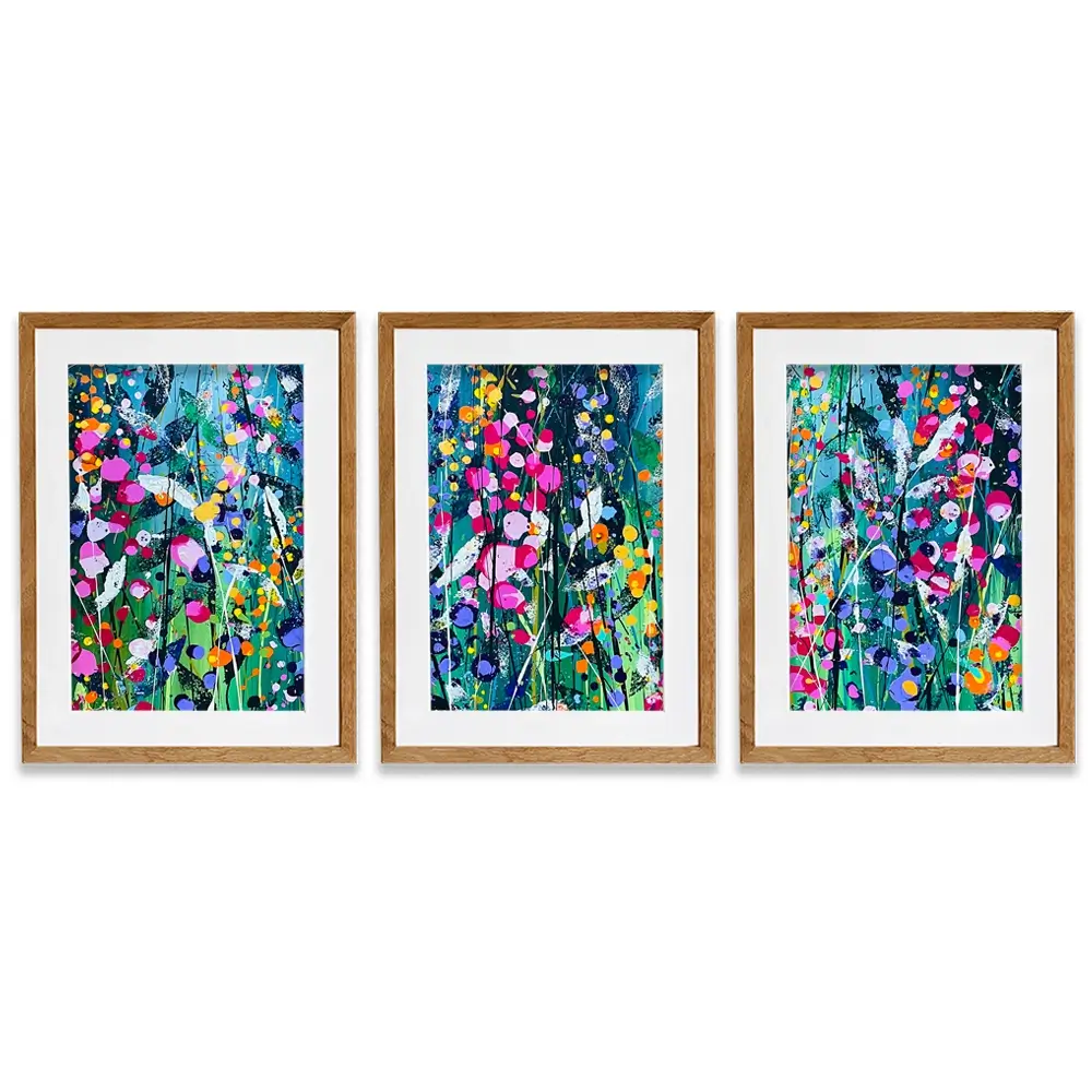 Adele Framed Art Print Trio Adele Framed Art Print Trio wall art product Scarlet Sky Studio