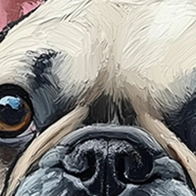 Adorable Frenchie Canvas Print Adorable Frenchie Canvas Print wall art product Tanya Ocean