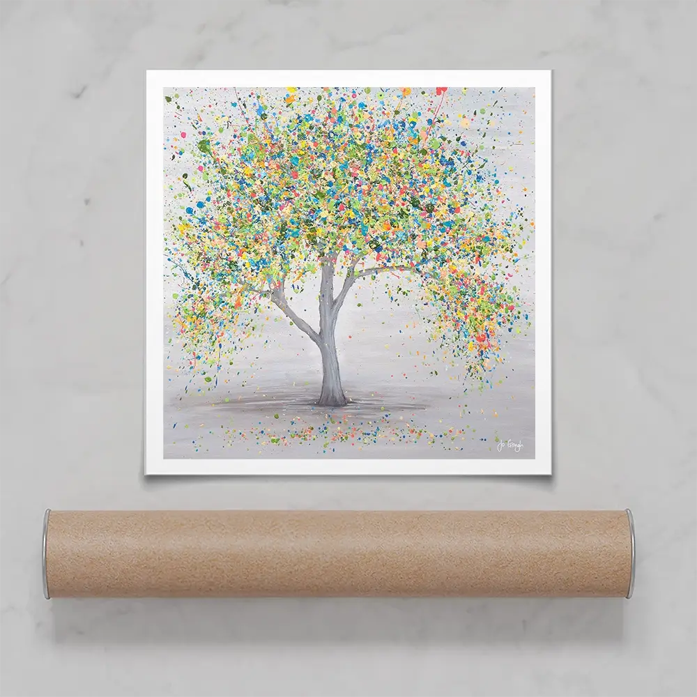 Adoring Love Square Art Print Adoring Love Square Art Print wall art product Jo Gough