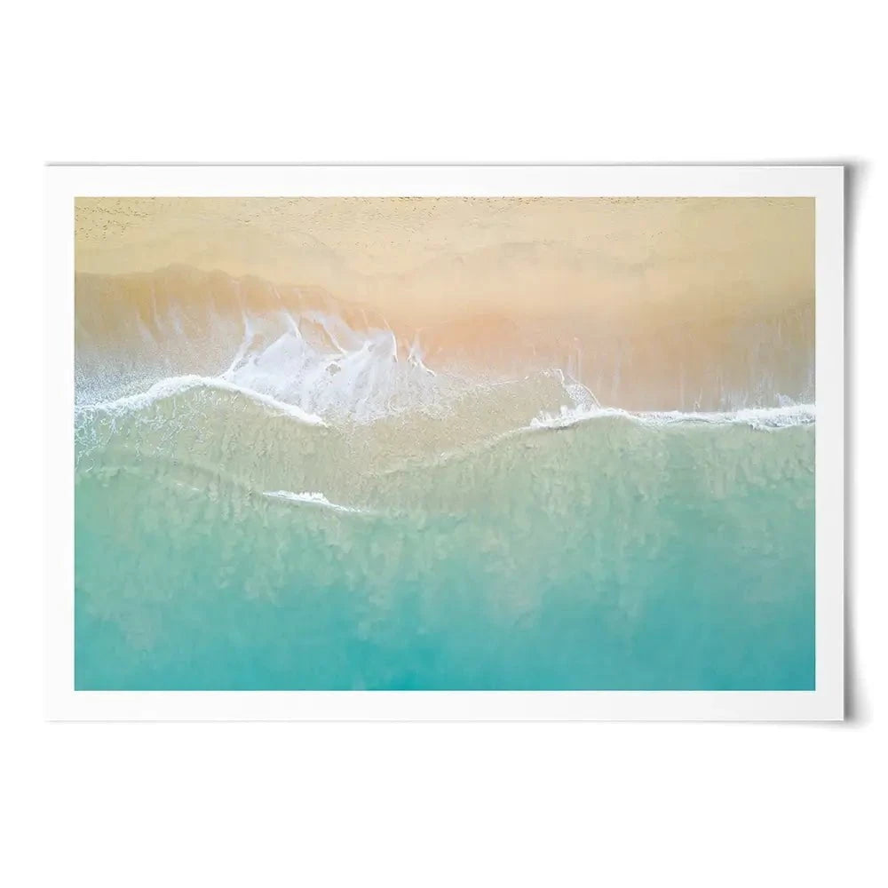 Aerial Wave Art Print Aerial Wave Art Print wall art product Zephyr_p / Shutterstock