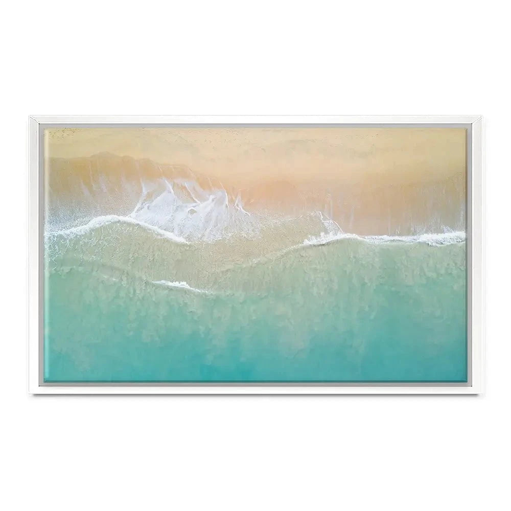 Aerial Wave Canvas Print Aerial Wave Canvas Print wall art product Zephyr_p / Shutterstock