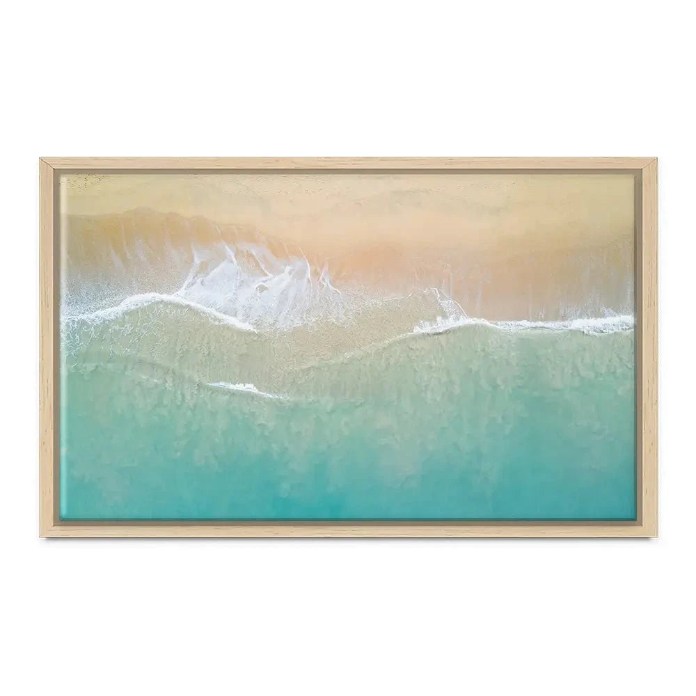 Aerial Wave Canvas Print Aerial Wave Canvas Print wall art product Zephyr_p / Shutterstock