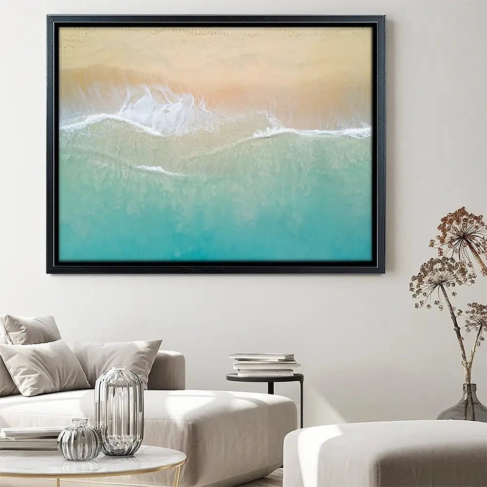 Aerial Wave Canvas Print Aerial Wave Canvas Print wall art product Zephyr_p / Shutterstock