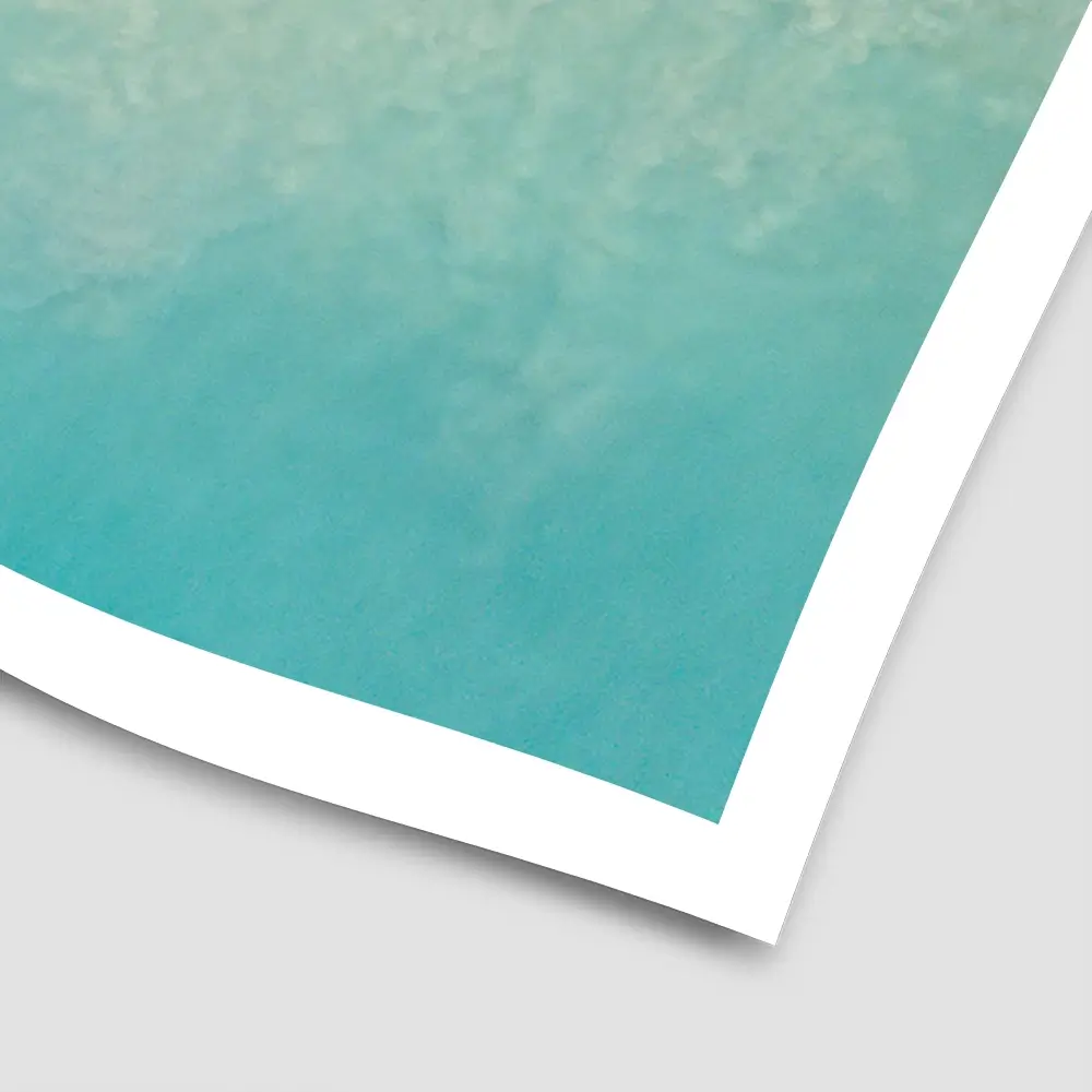 Aerial Wave Square Art Print Aerial Wave Square Art Print wall art product Zephyr_p / Shutterstock