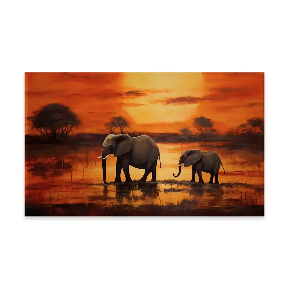 African Sunset Canvas Print African Sunset Canvas Print wall art product Franklyn Gregory - Independent