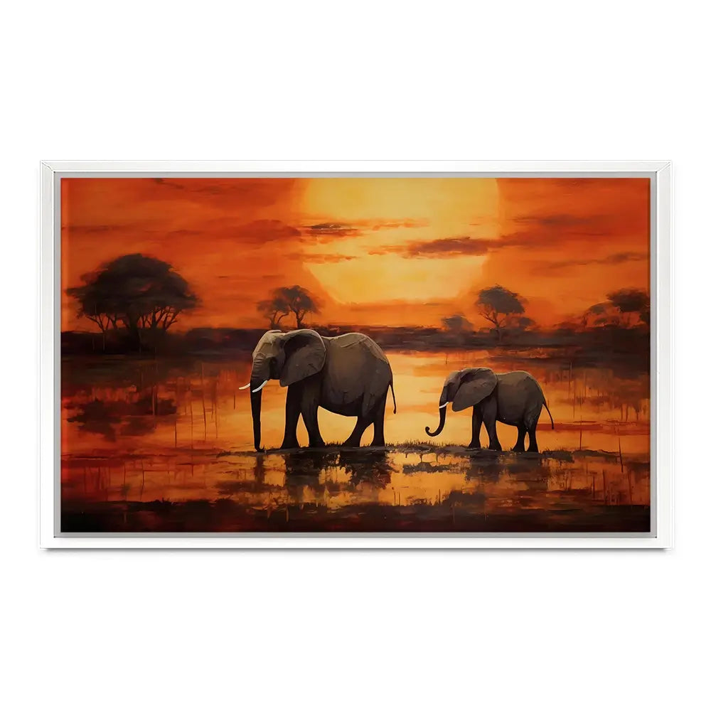 African Sunset Canvas Print African Sunset Canvas Print wall art product Franklyn Gregory - Independent
