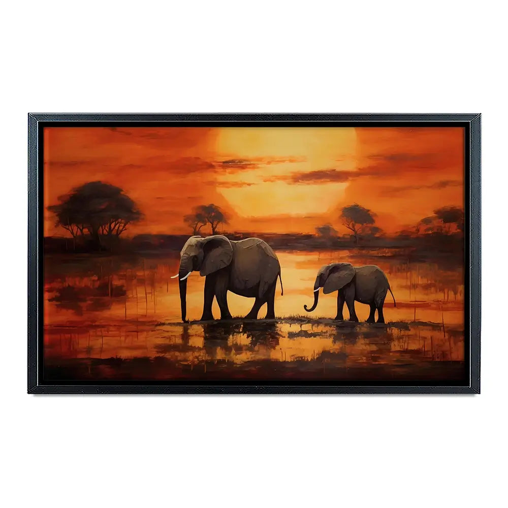 African Sunset Canvas Print African Sunset Canvas Print wall art product Franklyn Gregory - Independent