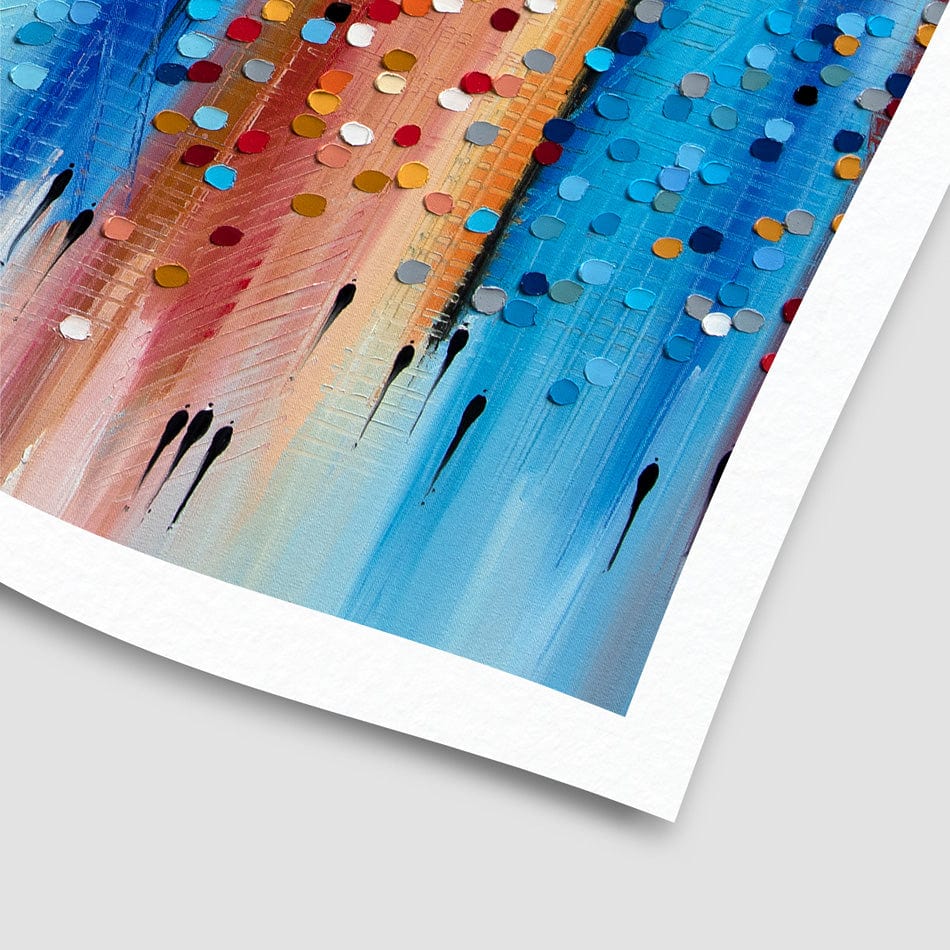 Afternoon City Art Print wall art product Ekaterina Ermilkina / Independent