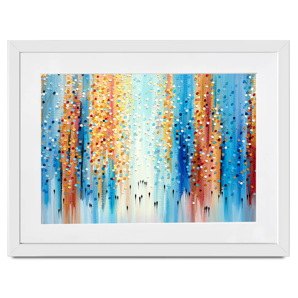 Afternoon City Framed Art Print Afternoon City Framed Art Print wall art product Ekaterina Ermilkina