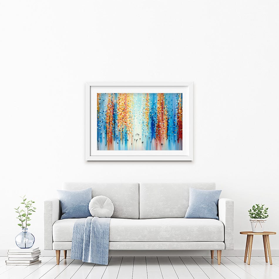 Afternoon City Framed Art Print wall art product Ekaterina Ermilkina / Independent