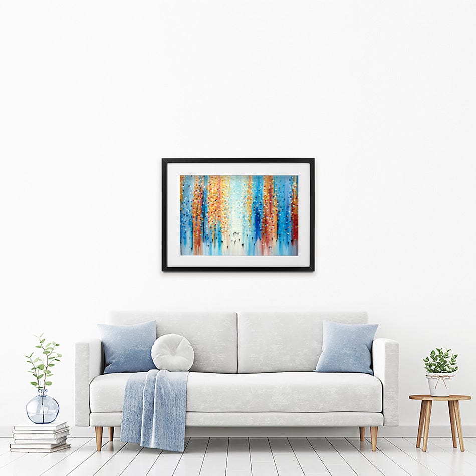 Afternoon City Framed Art Print wall art product Ekaterina Ermilkina / Independent