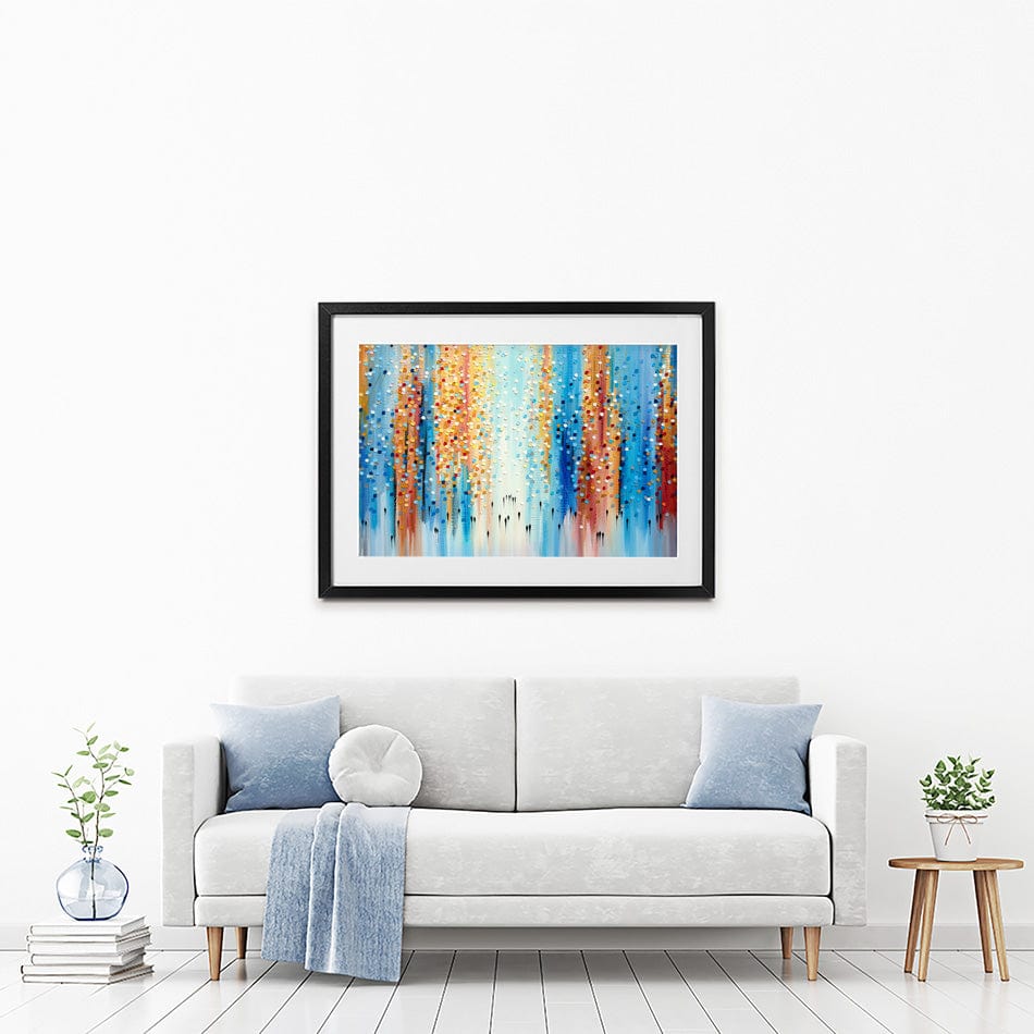 Afternoon City Framed Art Print wall art product Ekaterina Ermilkina / Independent