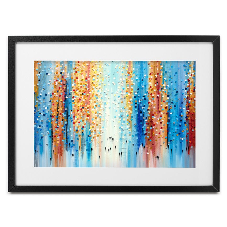 Afternoon City Framed Art Print wall art product Ekaterina Ermilkina / Independent