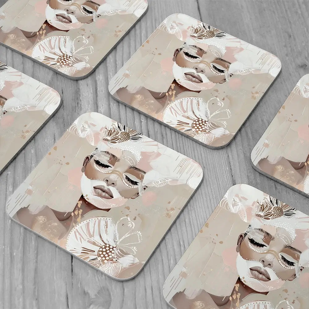 Aiyana Coaster Set Aiyana Coaster Set wall art product Bella Eve
