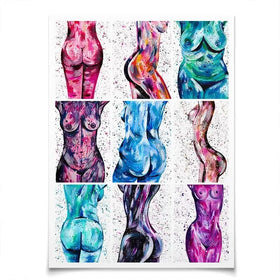 All Bodies Are Beautiful Art Print All Bodies Are Beautiful Art Print wall art product Emma LC Art