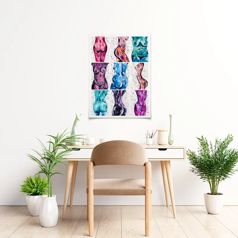 All Bodies Are Beautiful Art Print All Bodies Are Beautiful Art Print wall art product Emma LC Art