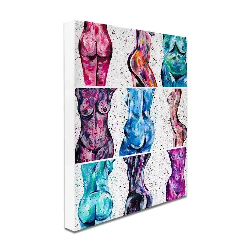 All Bodies Are Beautiful Canvas Print All Bodies Are Beautiful Canvas Print wall art product Emma LC Art