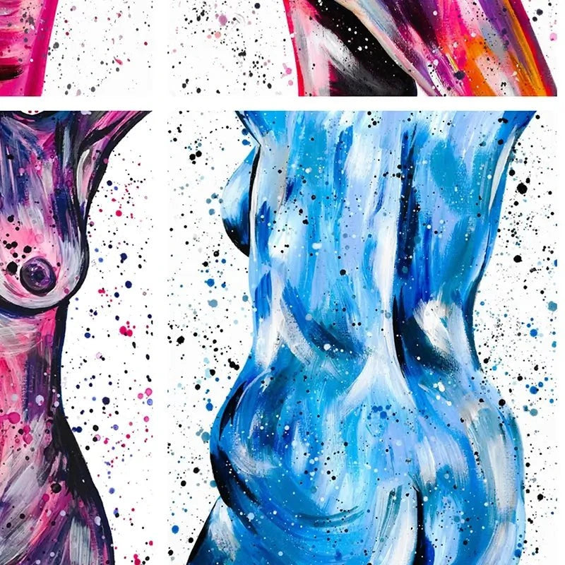 All Bodies Are Beautiful Canvas Print All Bodies Are Beautiful Canvas Print wall art product Emma LC Art