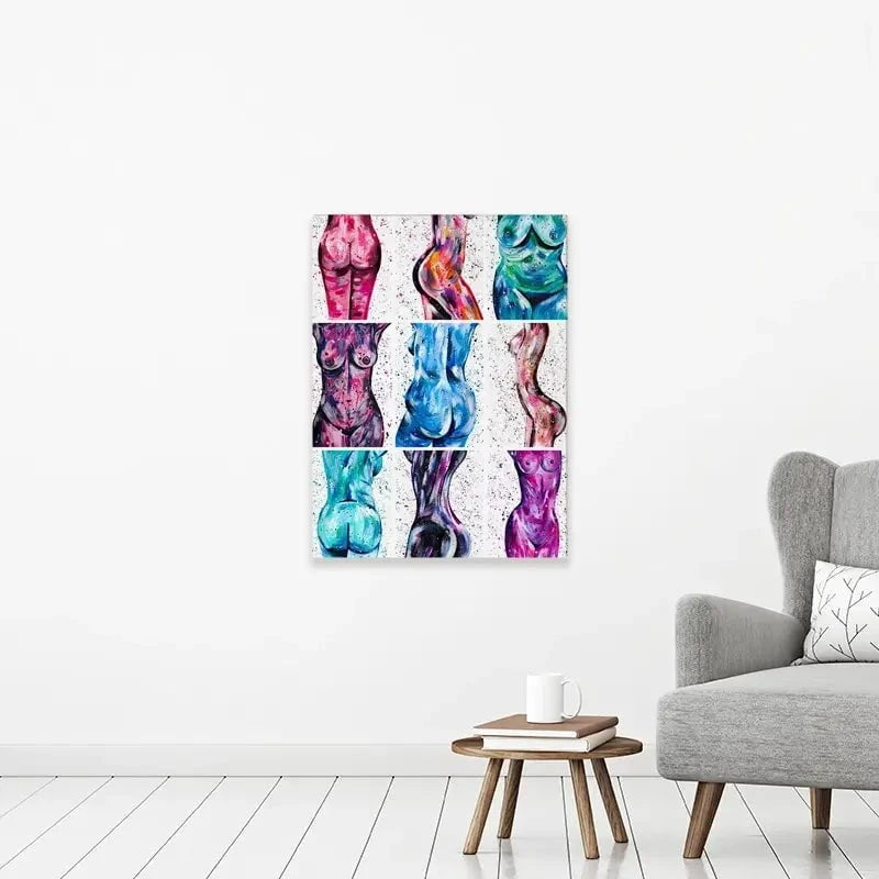 All Bodies Are Beautiful Canvas Print All Bodies Are Beautiful Canvas Print wall art product Emma LC Art