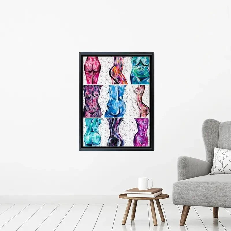 All Bodies Are Beautiful Canvas Print All Bodies Are Beautiful Canvas Print wall art product Emma LC Art