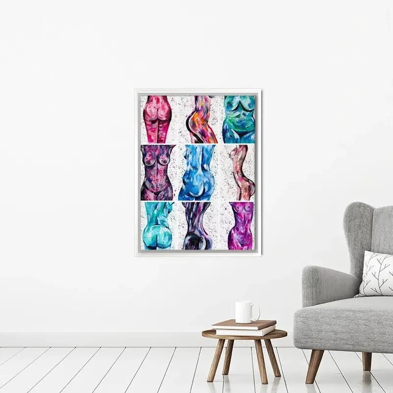 All Bodies Are Beautiful Canvas Print All Bodies Are Beautiful Canvas Print wall art product Emma LC Art