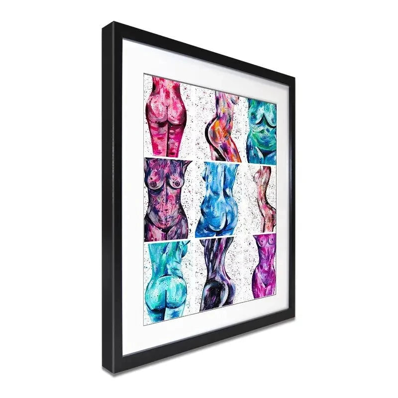 All Bodies Are Beautiful Framed Art Print All Bodies Are Beautiful Framed Art Print wall art product Emma LC Art