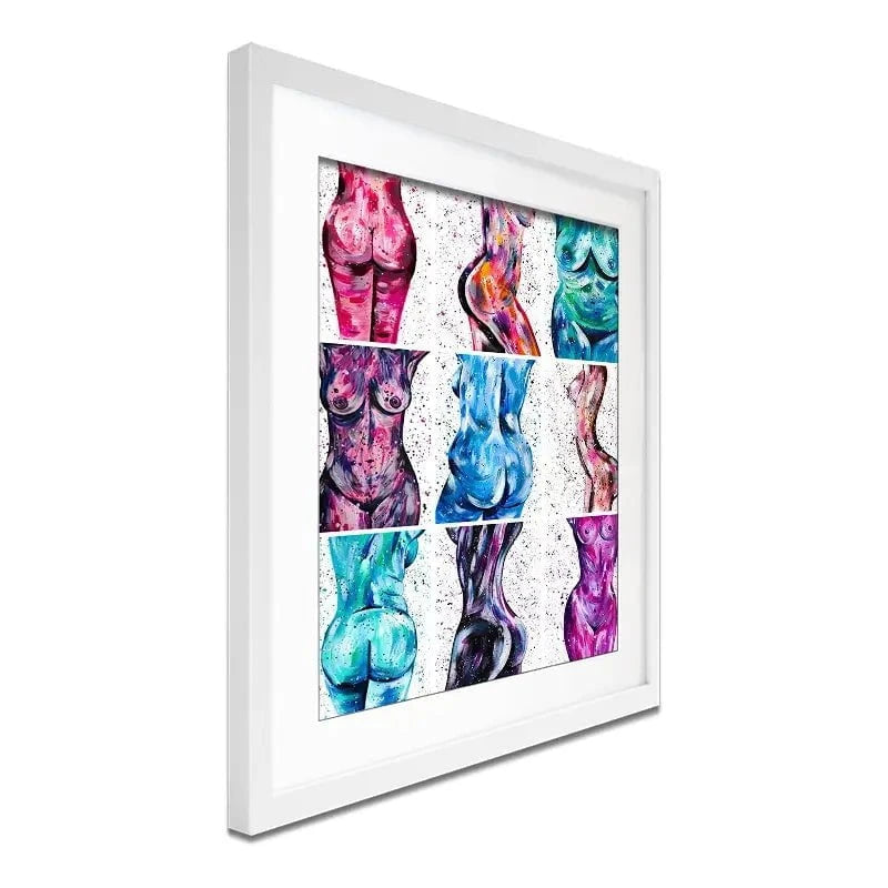 All Bodies Are Beautiful Framed Art Print All Bodies Are Beautiful Framed Art Print wall art product Emma LC Art