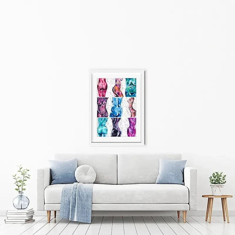 All Bodies Are Beautiful Framed Art Print All Bodies Are Beautiful Framed Art Print wall art product Emma LC Art