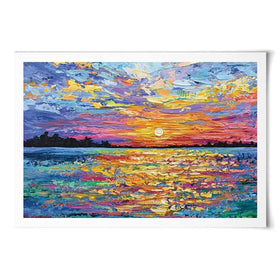 All Encompassing Sunset Art Print All Encompassing Sunset Art Print | Sunset Art Print | Sunset Poster wall art product Olga Tkachyk