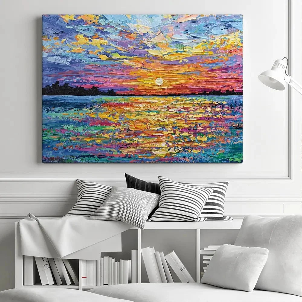 All Encompassing Sunset Canvas Print All Encompassing Sunset Canvas Print | Sunset Canvas Print | Artwork wall art product Olga Tkachyk