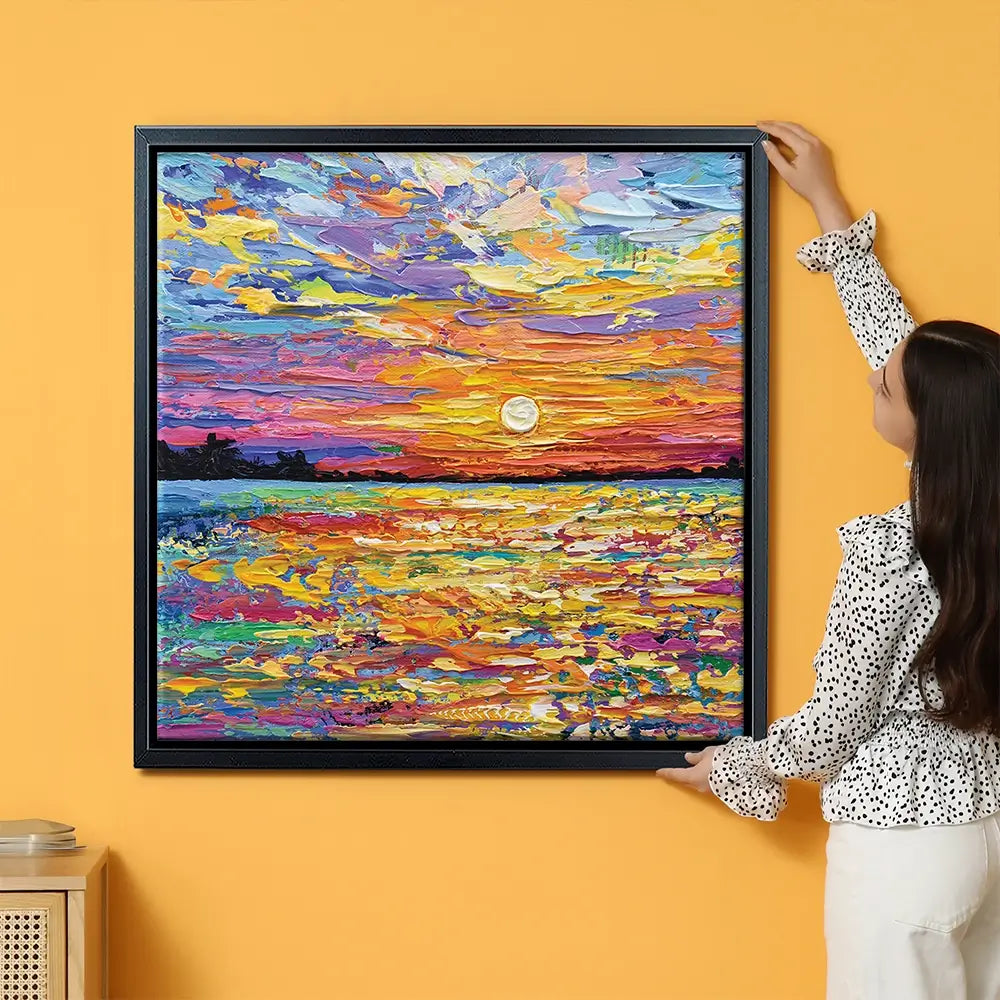 All Encompassing Sunset Oversized Canvas Print All Encompassing Sunset Oversized Canvas Print wall art product Olga Tkachyk