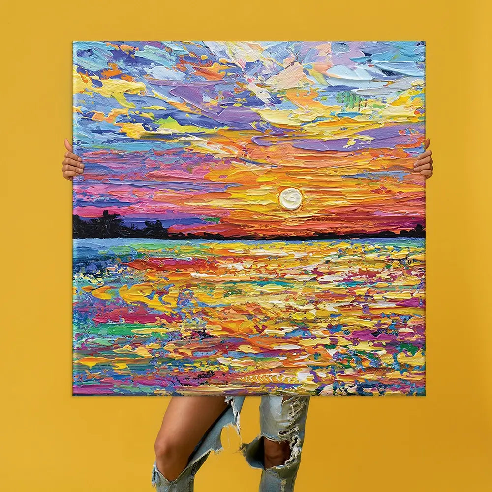 All Encompassing Sunset Oversized Canvas Print All Encompassing Sunset Oversized Canvas Print wall art product Olga Tkachyk