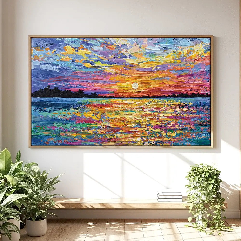 All Encompassing Sunset Oversized Canvas Print All Encompassing Sunset Oversized Canvas Print wall art product Olga Tkachyk