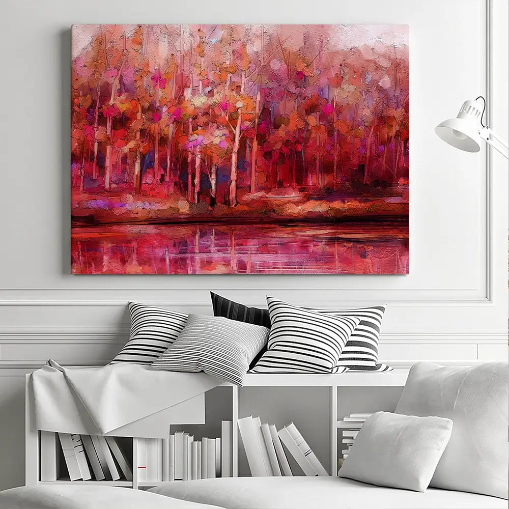 All I See Is Red Canvas Print All I See Is Red Canvas Print wall art product Art Print Shop