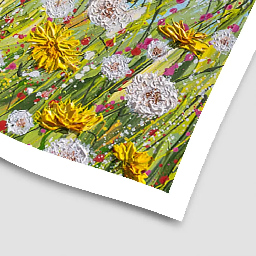 All The Dandelions Art Print All The Dandelions Art Print wall art product Olga Tkachyk