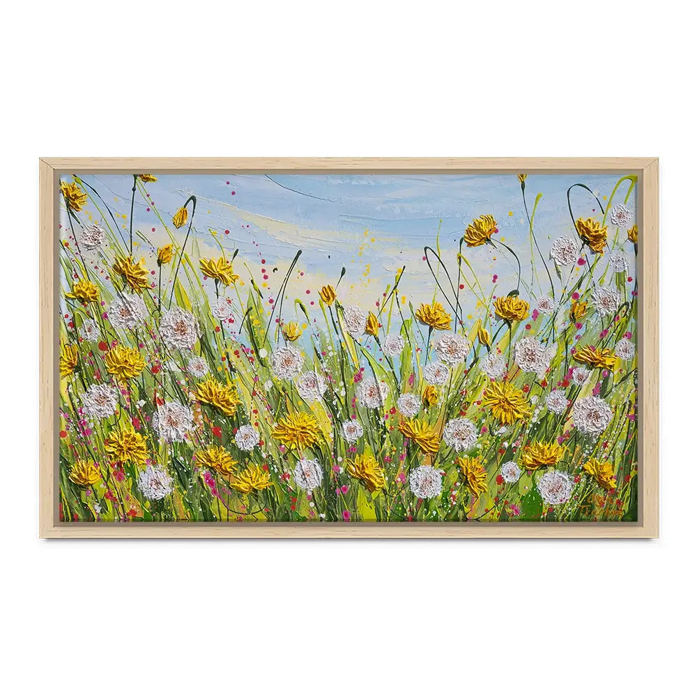 All The Dandelions Canvas Print All The Dandelions Canvas Print wall art product Olga Tkachyk