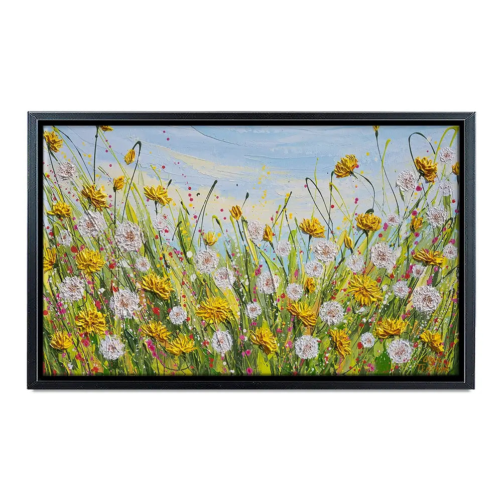 All The Dandelions Canvas Print All The Dandelions Canvas Print wall art product Olga Tkachyk