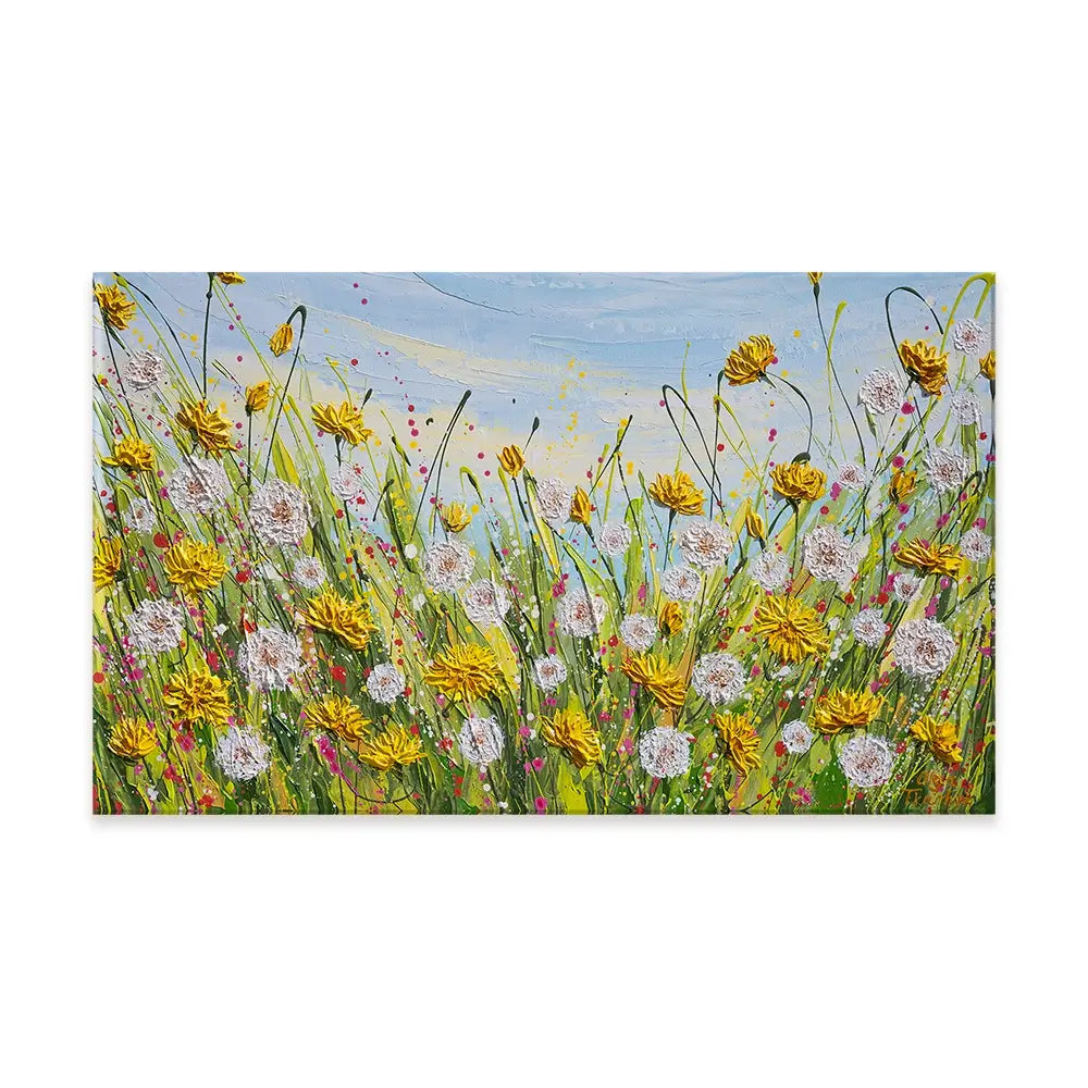 All The Dandelions Canvas Print All The Dandelions Canvas Print wall art product Olga Tkachyk